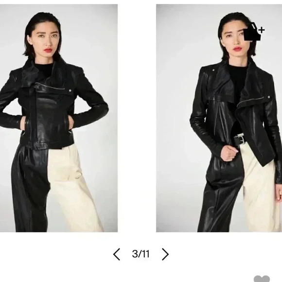 VEDA
Women's Max Classic Smooth Jacket Black Plain Pattern - Picture 11 of 14